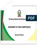 Assessment of Core competencies-Age-Based