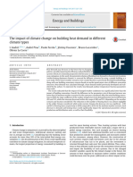 The Impact of Climate Change On Building Heat Demand in Differentclimate Types