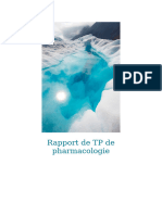 Rapport de TP de Pharmacologie