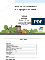 OHCS Agency Request Budget 25 27