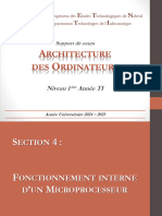 Architecture Des Ordinateurs - Section 4