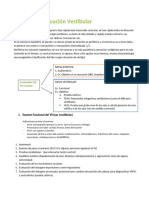 Evaluación Funcional Nervio Vestivular