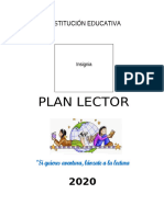 PLAN LECTOR 2022 para Llenar