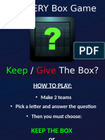 Mystery Box Template