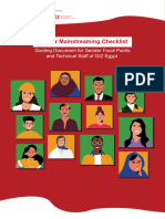 GIZ Egypt Gender-Mainstreaming-Checklist 2021