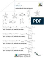 Fraction Spotting Sheet 3: Name Date