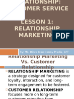 Relationship Marketing