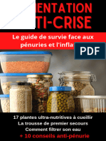 Alimentation Anti Crise