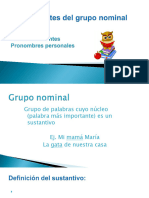 Componentes Del Grupo Nominal