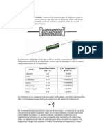 Tipos de Resistencias