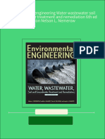 Environmental Engineering Water Wastewater Soil and Groundwater Treatment and Remediation 6th Ed Edition Nelson L. Nemerow 2024 Scribd Download