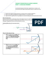 ACTIVITY Image Formation in Concave Mirrors