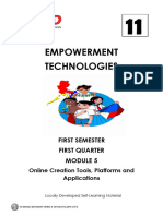 Empowerment Technologies Quarter 1, Module 5