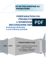 Prépa - Probatoire A