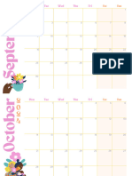 2024 Monthly Calendar