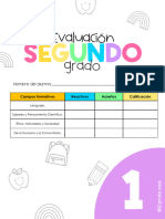 7 Examen Primer Trimestre Segundo Grado