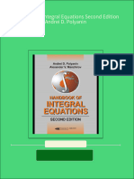 Handbook of Integral Equations Second Edition Andrei D. Polyanin 2024 Scribd Download