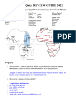 Geo History Quiz Review Guide 2022