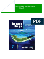 Research Design Explained 7th Edition Mark L. Mitchell Download PDF