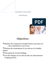 Assessment of Eye 