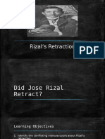 Rizals Retraction