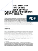 Moderating Effect of Corruption On The Relationship Between Public Debt and Economic Growth in Kenya-2