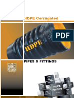 HDPE Corrugated: Pipes & Fittings