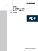 Motoman Basic Operation Training Manual Yrc1000 (Erc16-U-2004) E01