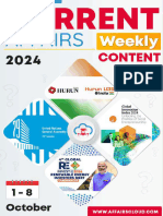 Current Affairs Weekly Content PDF October 2024 1st Week by AffairsCloud 1