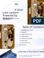 Mechatronic Security Fingerprint Door Lock System Powered by Arduino