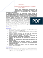 SECUENCIA El Proceso de Construcción Del Estado Nacional Argentino (1853-1880) - 6to