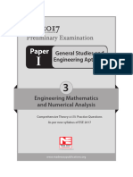 GS - Engg. Mathematics and Numerical Analysis