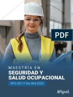 MSSO-Maestría en Seguridad y Salud Ocupacional