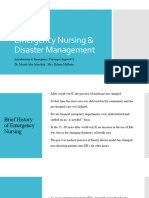 Emergency Nursing & Disaster Management