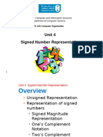 Unit-4 Signed Number Representation