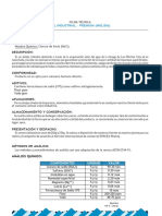 Ficha Técnica Molida Disalca YF