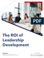 The ROI of Leadership Development Free Ebook