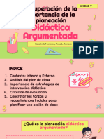 Didactica Argumnetada de Las Matematicas