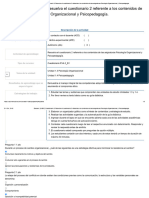 2examen - (AAB01) Cuestionario 2 - Resuelva El Cuestionario 2 Referente A Los Contenidos de Las Asignaturas Psicología Organizacional y Psicopedagogía10