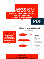 Importancia de La Investigación.