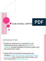 Sub-Dural Empyema