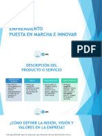 Presentación - Puesta en Marcha e Innovar