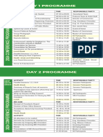 Parallel Session Programme