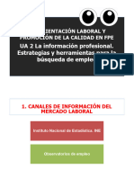 UA 2 Información Profesional. Estrategias y Herramientas BE