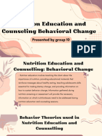 Nutrition Education and Counseling