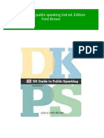 DK Guide To Public Speaking 2nd Ed. Edition Ford-Brown Download PDF