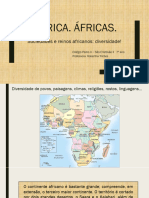 ÁFRICA ÁFRICAS Sociedade e Reinos Africanos