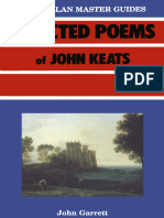 (Macmillan Master Guides) John Garrett (Auth.) - Selected Poems of John Keats-Macmillan Education UK (1987)