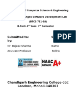 Agile Software Development Lab File