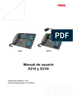 X210 - X210i Manual de Usuario (ES)